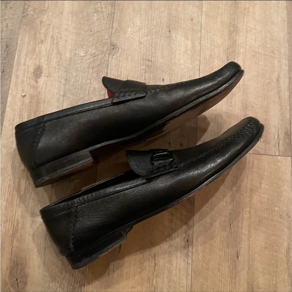 Santoni Mens Soft Italian Leather Loafers - Picture 8 of 11